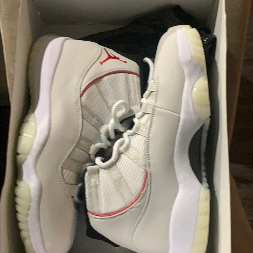 Jordan number 11 retros platinum edition